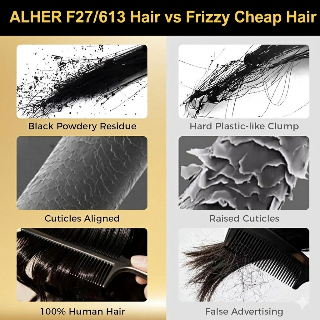 #F27/613 Highlight Multi-Blonde Water Wave 3 Bundles Human Hair Body Wave Honey Blonde Highlight Single Bundle