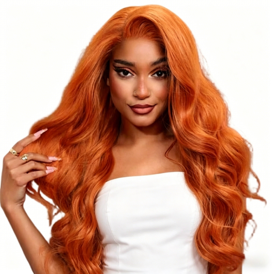 #350 Body Wave 3 Bundles with 4x4/2x6 Free Part HD Lace Closure Pre Plucked With Baby Hair