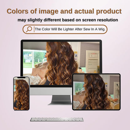 #P4/27 Honey Blonde Highlight 1/3 Bundles Body Wave 100% Virgin Humna Hair