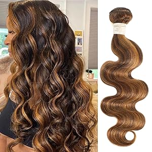 #P4/27 Honey Blonde Highlight 1/3 Bundles Body Wave 100% Virgin Humna Hair