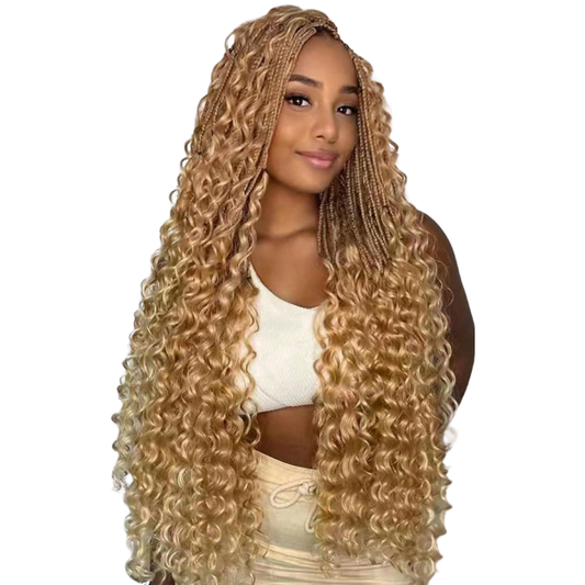#27 Honey Blonde Braiding Hair 100% Human Hair for Boho Knotless Braids