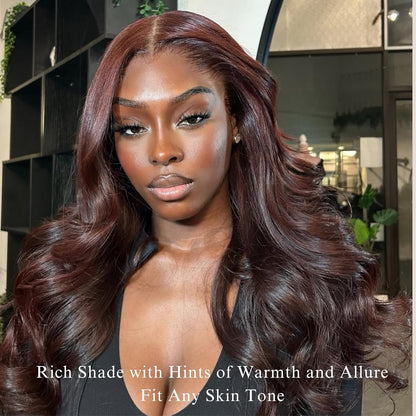 #4 Chocolate Brown Color 1/3 Bundles Body Wave 100% Virgin Human Hair