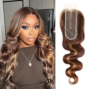 #P4/27 Color Body Wave Long Deep Part 2x6 Closure Include Deep Wave Water Wave Human Hair
